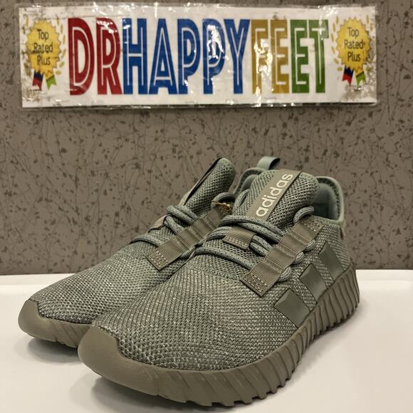 NWT adidas Men's Kaptir 3.0 Sneaker Silver/Silver Pebble/Silver Green-SZ 13